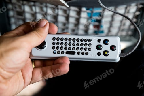 Preview: Airplane cabin interior joy system with gamepad