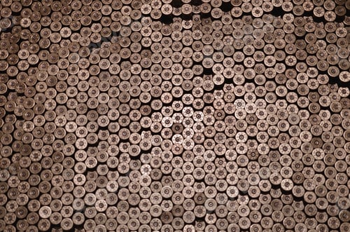 Preview: Pattern of 12 gauge cartridges for shotgun bullets