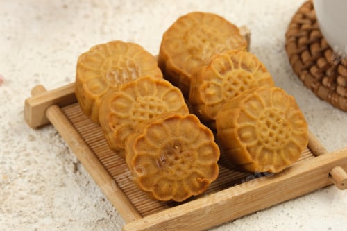 Preview: Mini Mooncake, Moon cake (yue bing }-Chinese Traditional Pastry