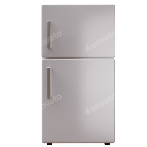 Preview: Minimalist Refrigerator with Clean, Modern Design