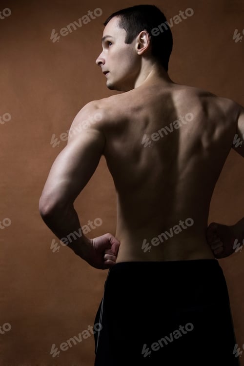 Preview: Back Of Young Strong Man