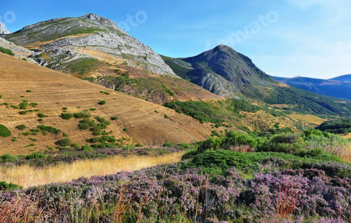 Preview: Views of Region of Babia, Province of Leon on the way to Calabazosa peak, Castile and Leon, Spain