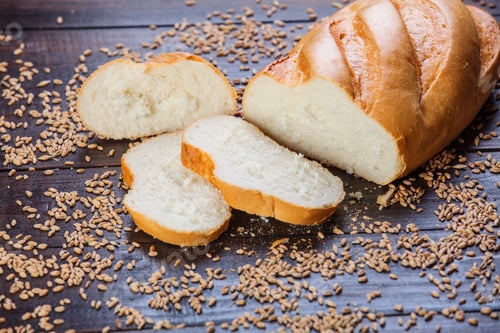 Preview: Delicious bread on a wood table