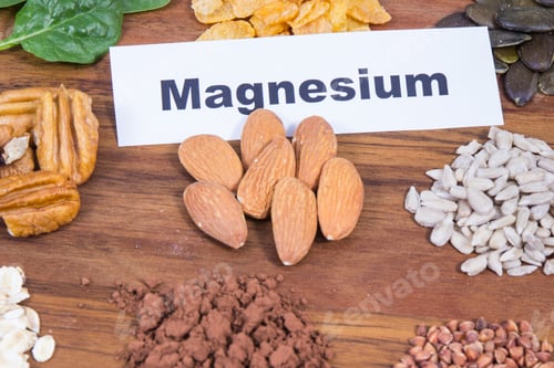 Preview: Healthy food as source natural magnesium, fiber and other vitamins and minerals
