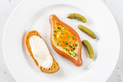 Preview: Sausage stuffed with egg