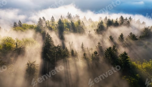 Preview: Morning fog in the forest