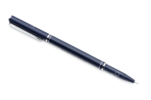 Preview: pen isolated on white background