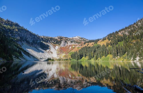 Preview: Mountains lake