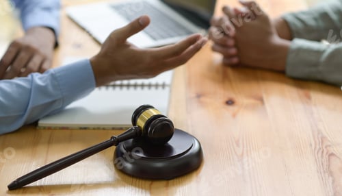 Preview: Cropped shot of Lawyer for legal consulting.