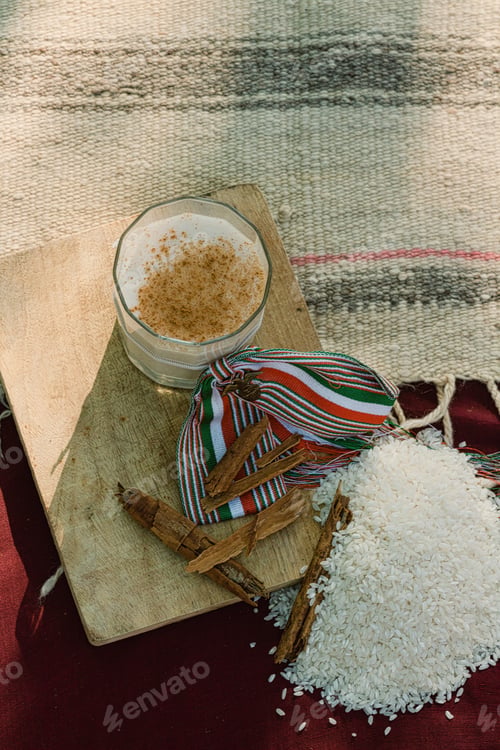 Preview: In Mexico, a table is set with delicious food and refreshing drinks like horchata.