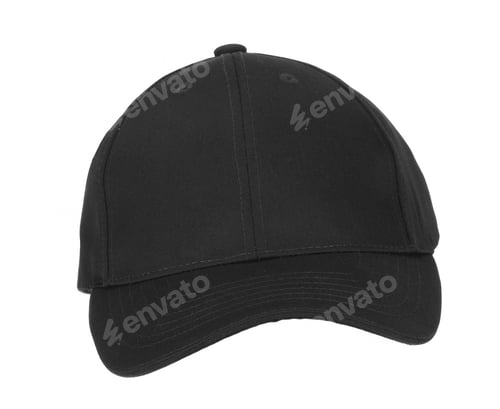 Preview: Front View of Black Cap