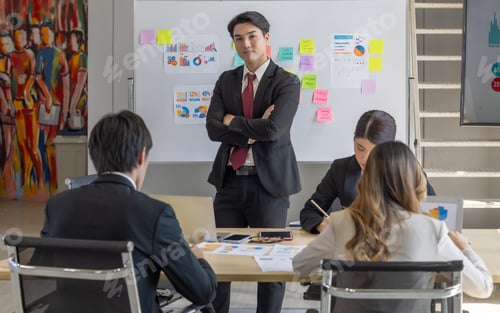 Preview: Confident Business Leader in Modern Office