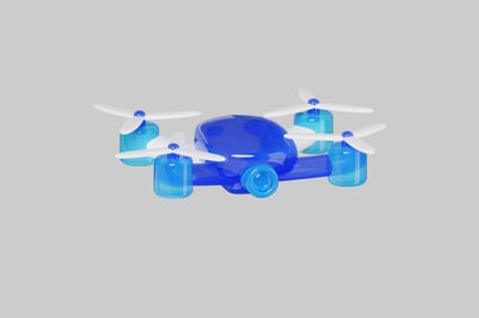 Preview: Stylized Quadcopter Drone