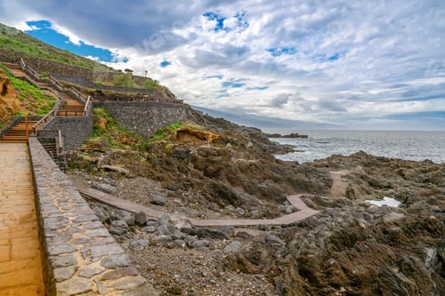 Preview: Rugged coastline at El Sauzal, Tenerife