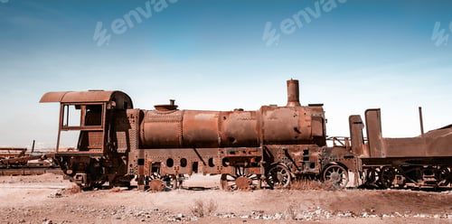 Preview: rusty steam locomotives in Bolivia