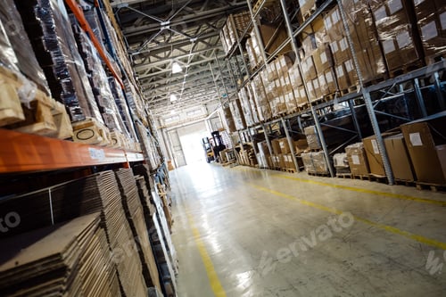 Preview: Interior of a modern warehouse