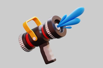 Preview: Fire Hose Nozzle Spraying Water