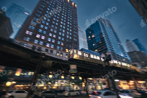 Preview: Elevated railway in Chicago