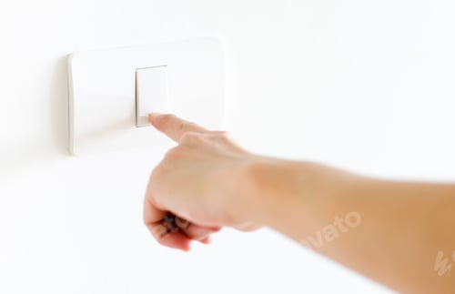 Preview: Finger press on light button