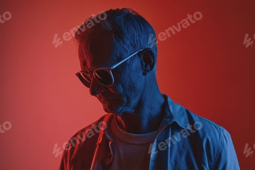 Preview: Senior Man in Red