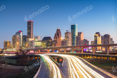 Preview: Houston, Texas, USA City Skyline