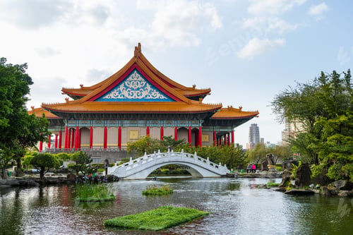Preview: National Concert Hall in Chiang Kai shek Memorial Hall in Taipei of Taiwan