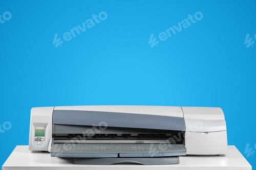 Preview: Printer, copier, scanner. Office table