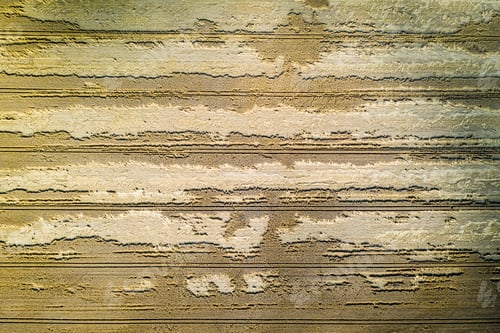 Preview: Top view of wind damage in a field in summer