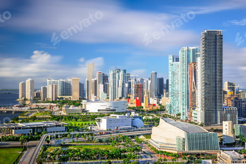 Preview: Miami, Florida, USA City Skyline