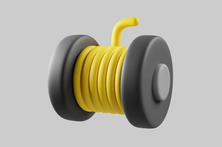 Preview: Yellow cord on spool