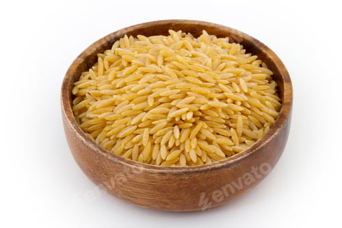 Preview: barley noodle in wooden plate