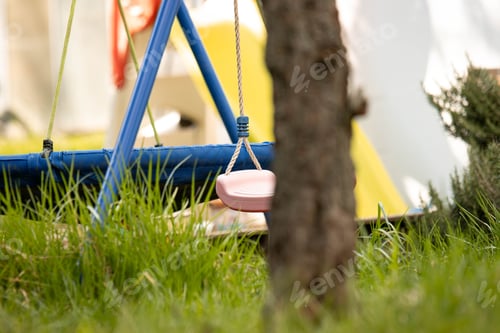 Preview: Swings on a garden playground