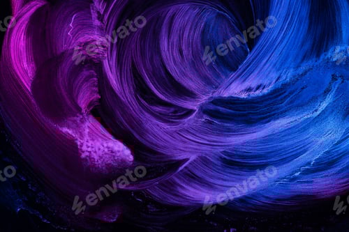 Preview: Smears of neon paint