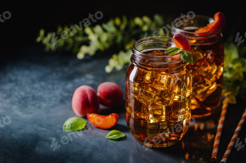Preview: peach or apricot iced tea