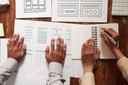 Preview: UI and UX Designers Working with Documents