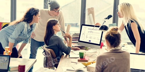 Preview: Teamwork Discussion Meeting Brainstorming Start up Concept