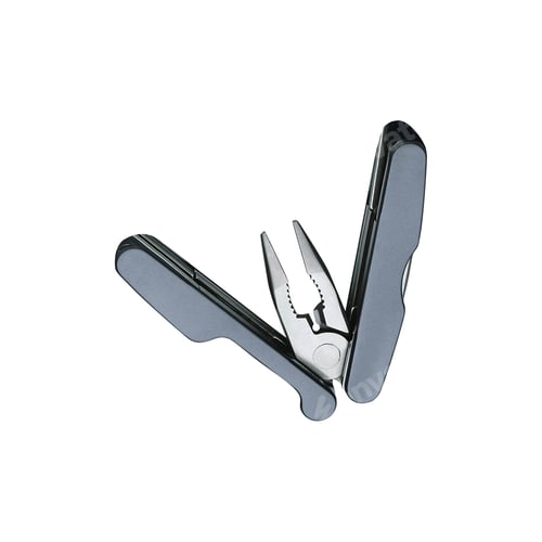 Preview: Steel multitool isolated on white background