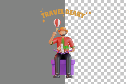 Preview: Travel Location 3D Illustration