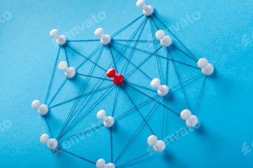 Preview: Network with pins