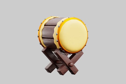 Preview: Ramadan drum with stand prop