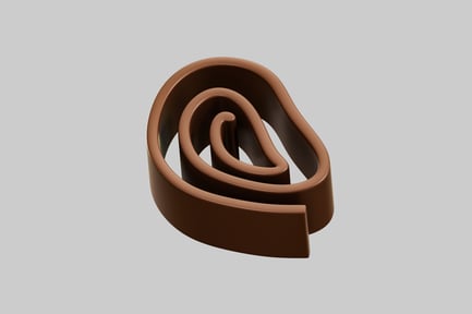 Preview: Chocolate curl swirl