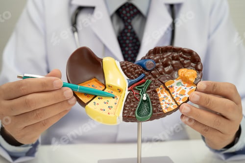 Preview: Liver with gallbladder, pancreas spleen and duodenum,