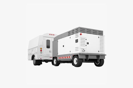 Preview: Heavy Duty Service Truck Cabin with Generator and Compressor