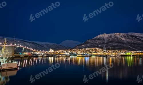 Preview: Tromso Bridge across Tromsoysundet strait
