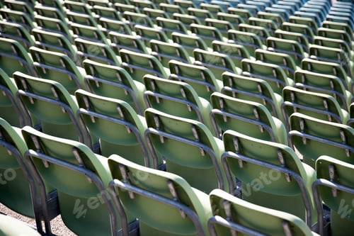 Preview: Empty Plastic Chairs at the Stadium