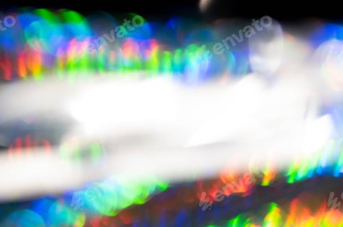 Preview: Abstract Bokeh lines on dark backdrop.
