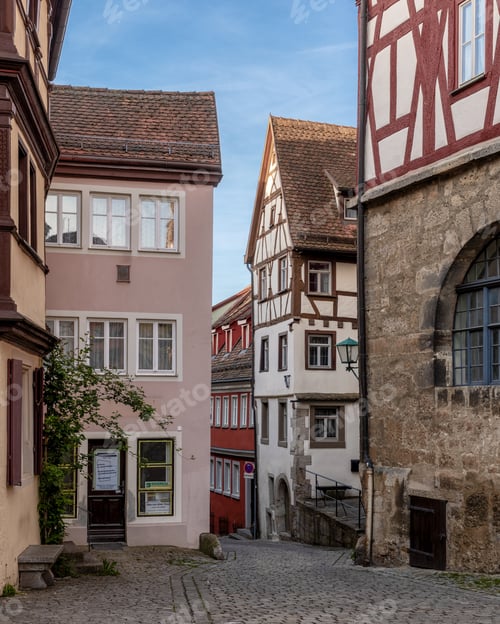 Preview: Historic Market Square in Rothenburg ob der Tauber, Bavaria, Germany, Europe.