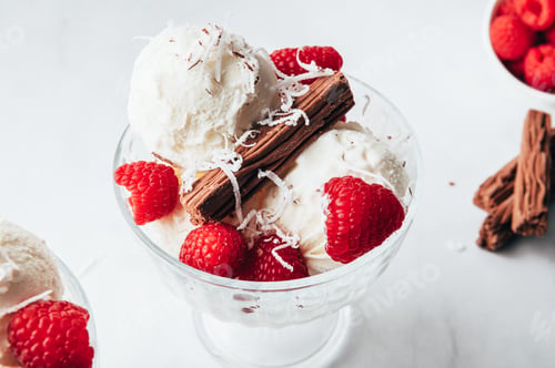 Preview: Vanilla Ice Cream Scoops