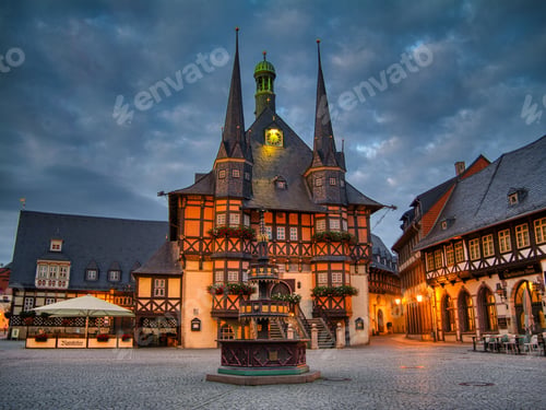 Preview: City hall of Wernigerode, Germany