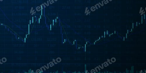 Preview: Graph stock for background, concept business finance